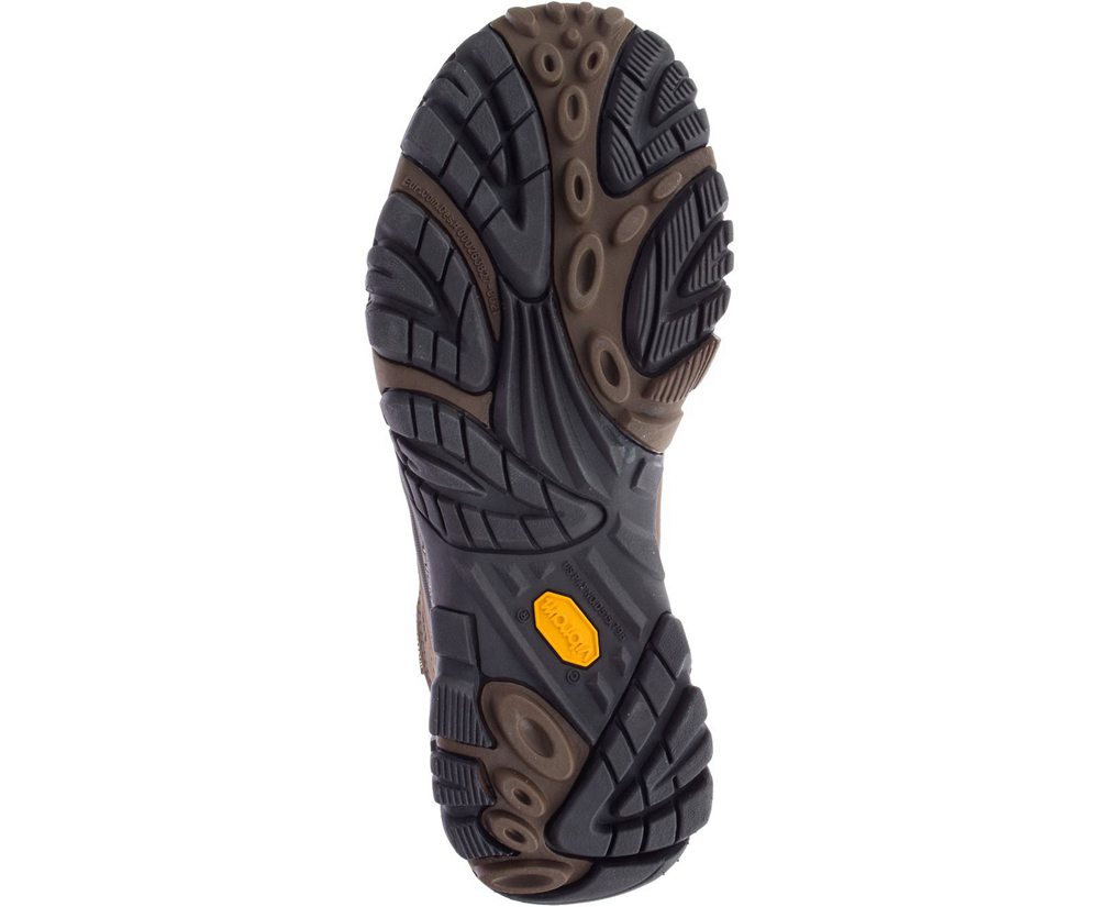 Buty Sportowe Merrell Męskie Brązowe - Moab Adventure Lace Waterproof - 534829-ATO